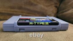 R-Type III The Third Lightening SNES Super Nintendo R-Type 3 AUTHENTIC VERY NICE