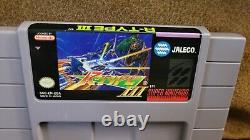 R-Type III The Third Lightening SNES Super Nintendo R-Type 3 AUTHENTIC VERY NICE