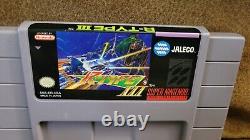 R-Type III The Third Lightening SNES Super Nintendo R-Type 3 AUTHENTIC VERY NICE