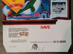 Rare 1991 Pepsi Super Nintendo Store Display Poster / SNES Give Away Promotional