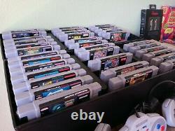 Rare HUGE Super Nintendo SNES Gaming Lot COMPLETEOrganizing Trays/Game Genie