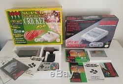 Rare- Snes Big Box- Super International Cricket- Super Nintendo Aus Pal Complete