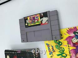 Ren & Stimpy Buckeroos Snes Super Nintendo Cartridge, Manual And Original Box