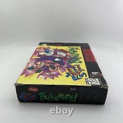 Ren & Stimpy Show Buckeroo$! Buckaroo (SNES Super Nintendo, 1995) with Box