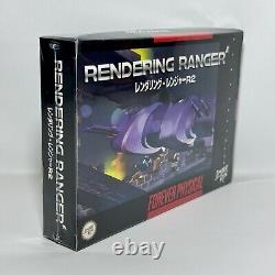 Rendering Ranger Limited Run Games R2 LRG SNES Super Nintendo Sealed Creased Box