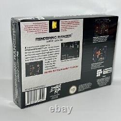 Rendering Ranger Limited Run Games R2 LRG SNES Super Nintendo Sealed Creased Box