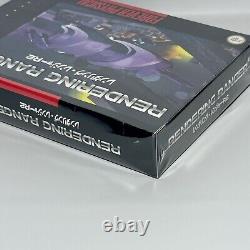 Rendering Ranger Limited Run Games R2 LRG SNES Super Nintendo Sealed Creased Box