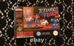Rival Turf (Super Nintendo, SNES, OVP, CIB, PAL) 100% Original