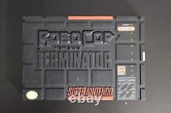RoboCop vs The Terminator (Super Nintendo SNES) with Box no Manuals