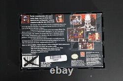 RoboCop vs The Terminator (Super Nintendo SNES) with Box no Manuals