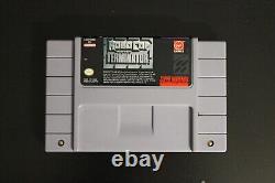 RoboCop vs The Terminator (Super Nintendo SNES) with Box no Manuals