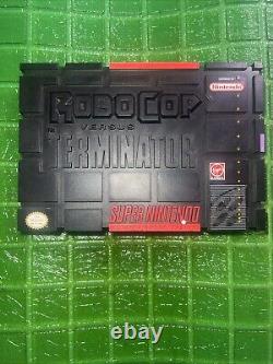 Robocop vs Terminator (Super Nintendo SNES) Blockbuster Copy