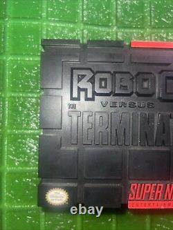 Robocop vs Terminator (Super Nintendo SNES) Blockbuster Copy