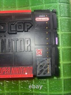 Robocop vs Terminator (Super Nintendo SNES) Blockbuster Copy