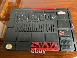 Robocop vs. The Terminator for Super Nintendo Authentic Box and Cartridge SNES