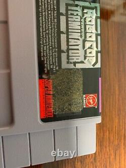 Robocop vs. The Terminator for Super Nintendo Authentic Box and Cartridge SNES