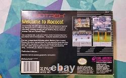 Robotrek Super Nintendo SNES 100% CIB Complete in Box w Reg Card & Poster SAVES