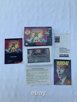 Rock N Roll Racing (Super Nintendo SNES) Complete in Box with Reg GOOD Shape