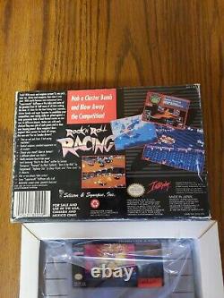Rock n' Roll Racing (Super Nintendo Entertainment System, 1993) SNES, Complete