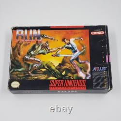 Run Saber (Super Nintendo SNES) AUTHENTIC CIB Complete in Box TESTED