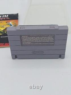Run Saber Super Nintendo Video Game Cartridge Atlus SNES with Manual Excellent