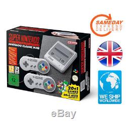 SAMEDAY DELIVERY UK NEW SNES Classic Mini Super Nintendo Entertainment System