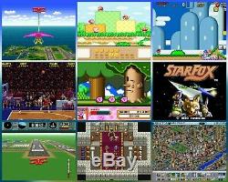 SD2SNES Super Nintendo PLAYS STAR WINGS, MARIO KART, YOSHI'S ISLAND +1000s MORE
