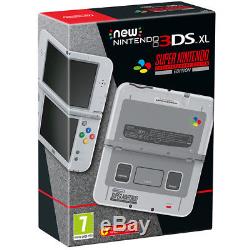 SEALED New Nintendo 3DS XL Super Nintendo SNES Collector's Edition UK EU Import