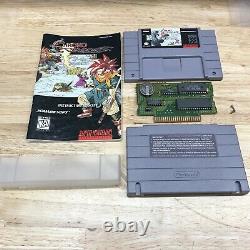 SNES Chrono Trigger Super Nintendo Entertainment System 1995 With Manual