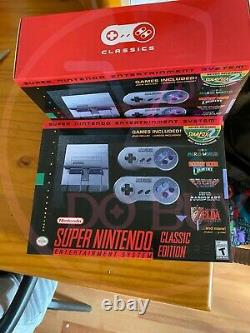 SNES Classic Edition Super Nintendo Entertainment System 21 Games full New set