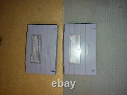 SNES Console Bundle Super MarioKart & Super Mario World 2 Controllers & Hookups