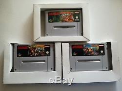 SNES Donkey Kong Country 1 2 3 in OVP Super Nintendo Spiel I II III