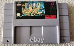 SNES EVO The Search for Eden (Super Nintendo) Authentic- Works Great