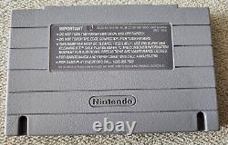 SNES EVO The Search for Eden (Super Nintendo) Authentic- Works Great