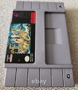 SNES EVO The Search for Eden (Super Nintendo) Authentic- Works Great