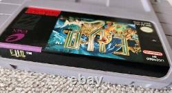 SNES EVO The Search for Eden (Super Nintendo) Authentic- Works Great