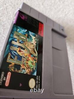 SNES EVO The Search for Eden (Super Nintendo) Authentic- Works Great