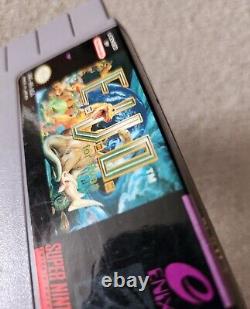 SNES EVO The Search for Eden (Super Nintendo) Authentic- Works Great