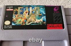 SNES EVO The Search for Eden (Super Nintendo) Authentic- Works Great
