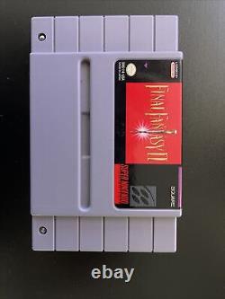 SNES Final Fantasy II 2 (Super Nintendo) Authentic CIB Complete Good Cond