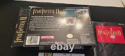 SNES Final Fantasy II Squaresoft Super Nintendo Excellent