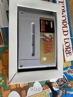 SNES Game Zelda A Link to the Past Boxed Super Nintendo Complete with Map
