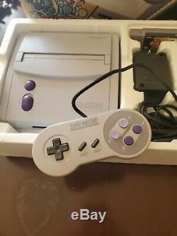 SNES Jr Mini Super Nintendo Yoshi's Island Console + Extra Controller