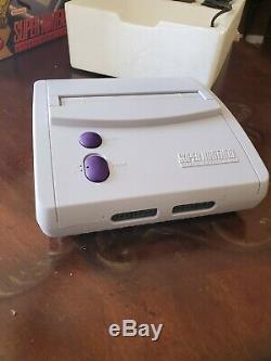 SNES Jr Mini Super Nintendo Yoshi's Island Console + Extra Controller