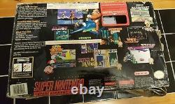 SNES Jr Mini Super Nintendo Yoshi's Island Console & System & Game All Oem READ