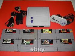 SNES Jr Mini system with 1 controller & 8 games! Castlevania IV Super Nintendo