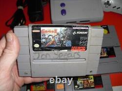 SNES Jr Mini system with 1 controller & 8 games! Castlevania IV Super Nintendo