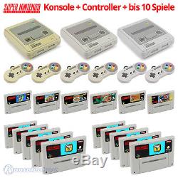 SNES Konsole + Controller + Spiele / Großes Nintendo Set / auch mit Super Mario