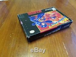 SNES Mega Man 7 Super Nintendo Complete CIB with Box and Manual 1995 AUTHENTIC