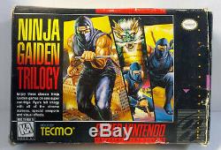 SNES Ninja Gaiden Trilogy Empty Box Only Super Nintendo